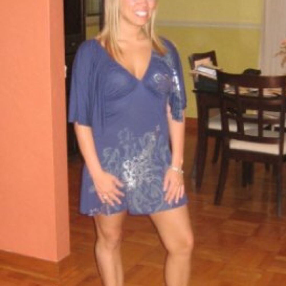 Mini Blue Dress - Picture 2 of 2